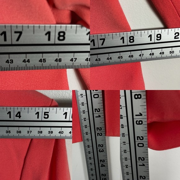 Aritzia Babaton Power Waist Blazer Jacket Coral Peach Sz 8 Style 68192 Cropped - Picture 16 of 16